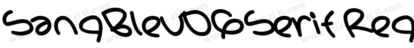SangBleuOGSerif RegularItalic字体转换